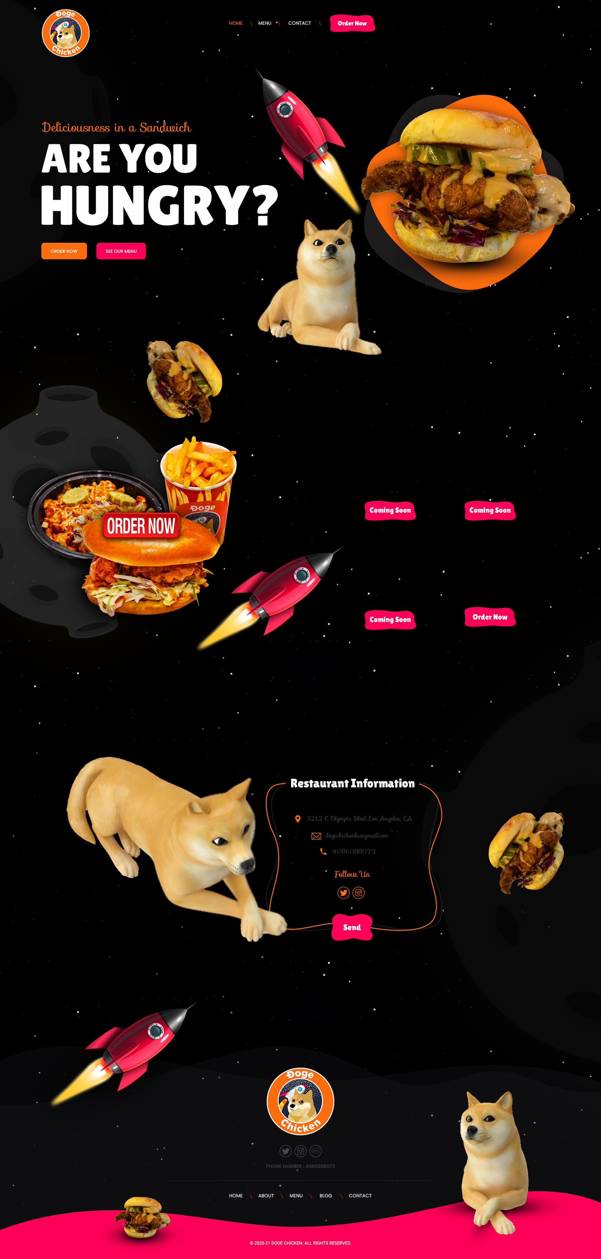 Doge Chicken - Website