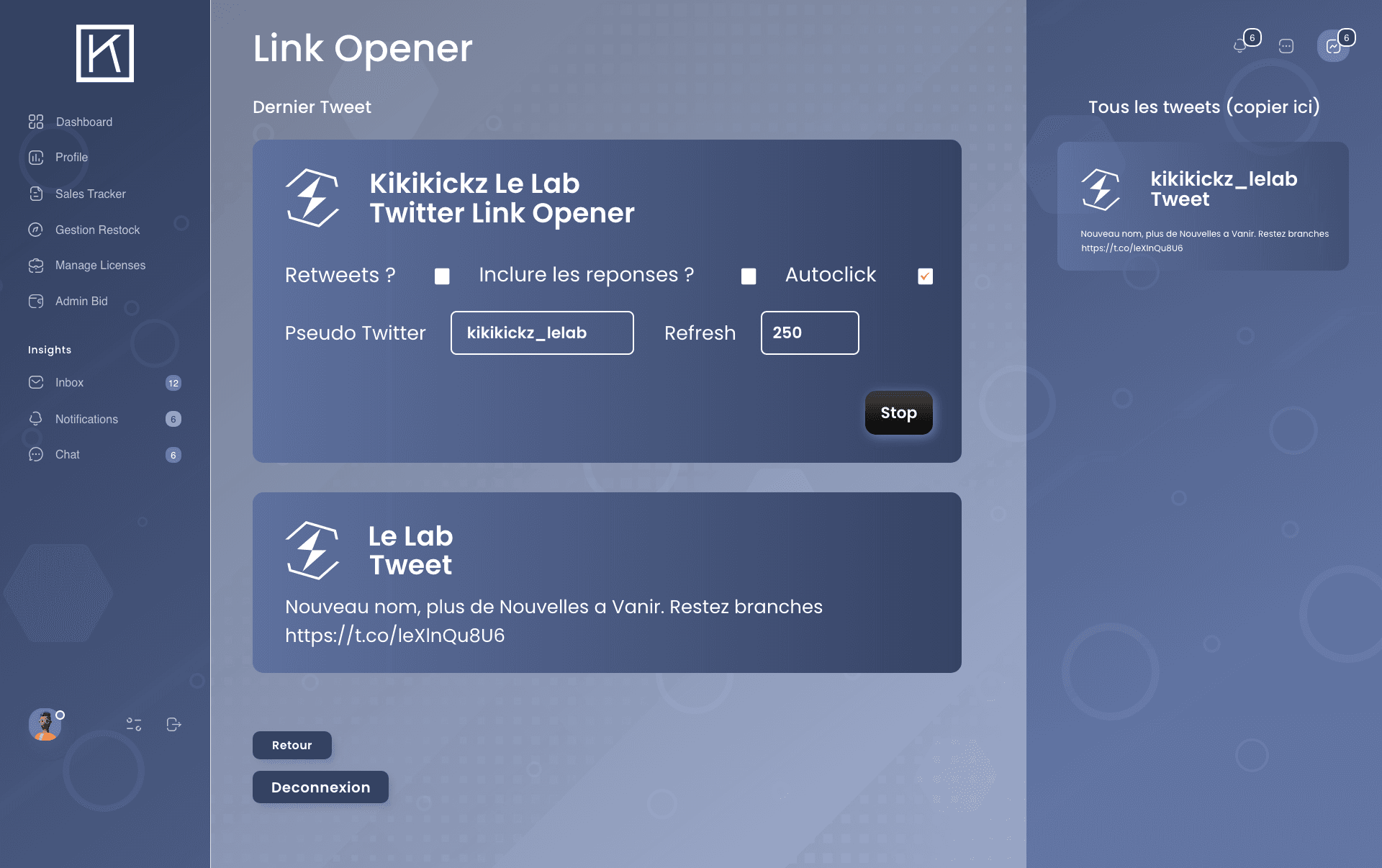 Le Lab - Link Opener