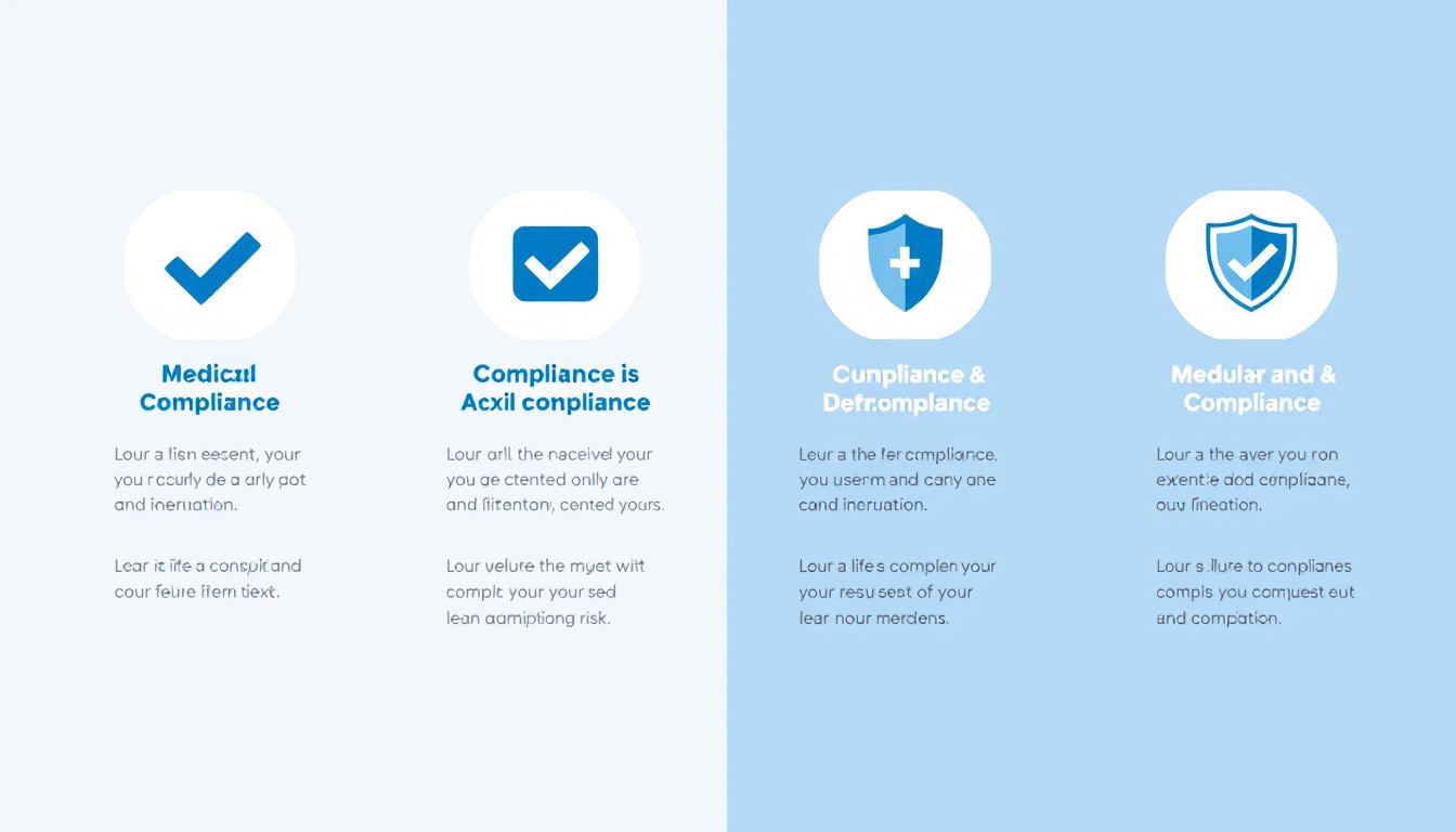 HIPAA compliance checklist for ABA practices — four risk areas highlighted with checkboxes
